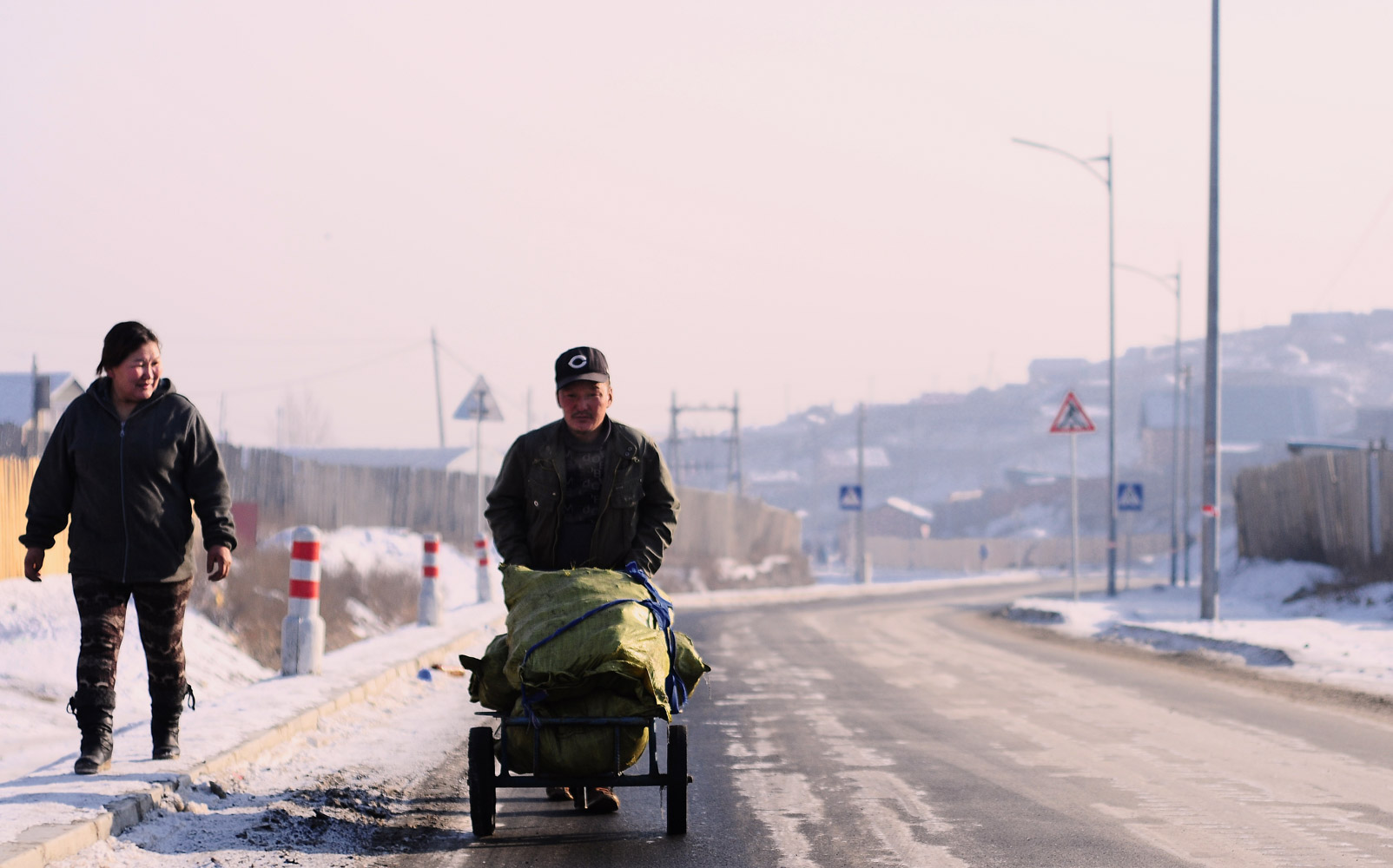 Basile Crespin - le bidonville du froid - Mongolie